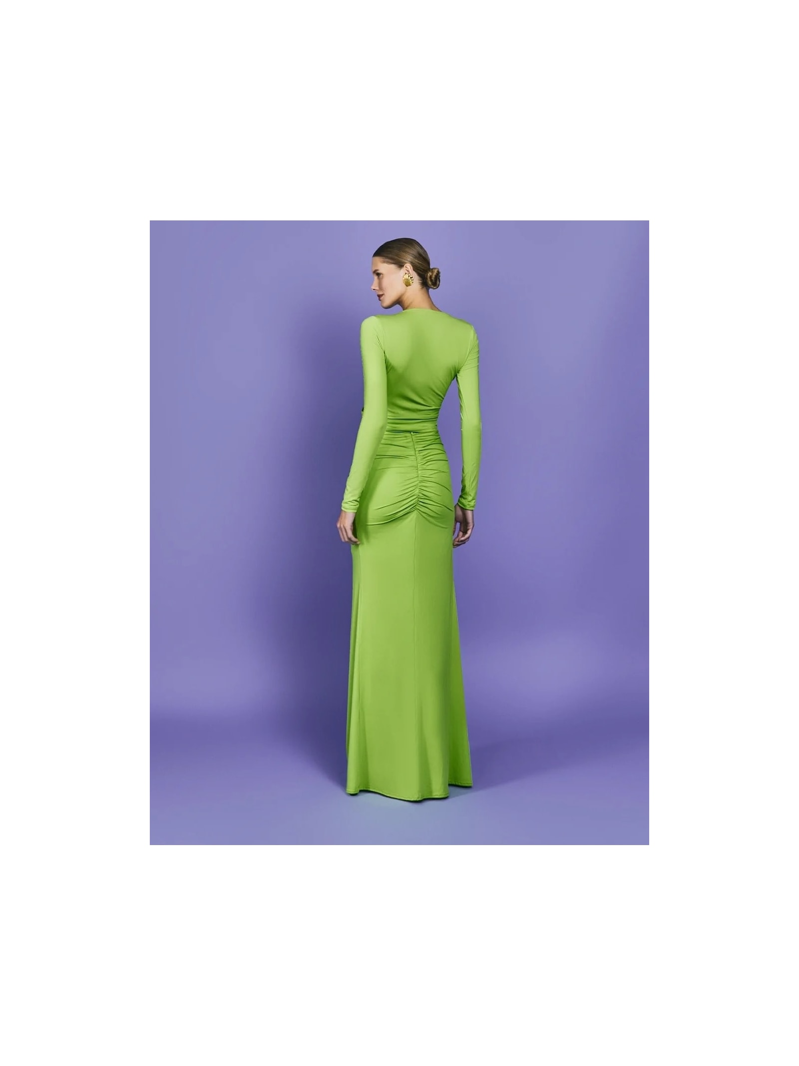 Blusa Manga Longa Mareh Nereida Verde Shop Ginger