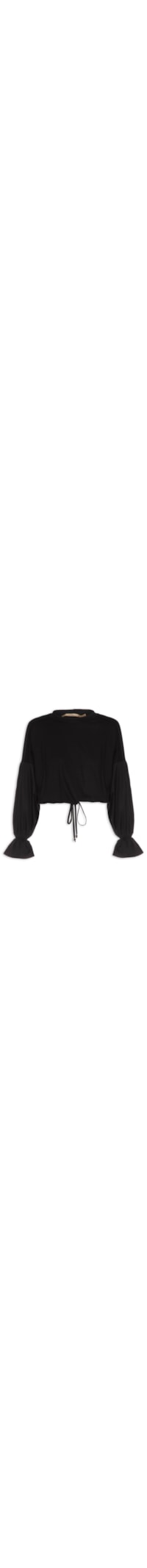 Blusa Manga Longa - Preto