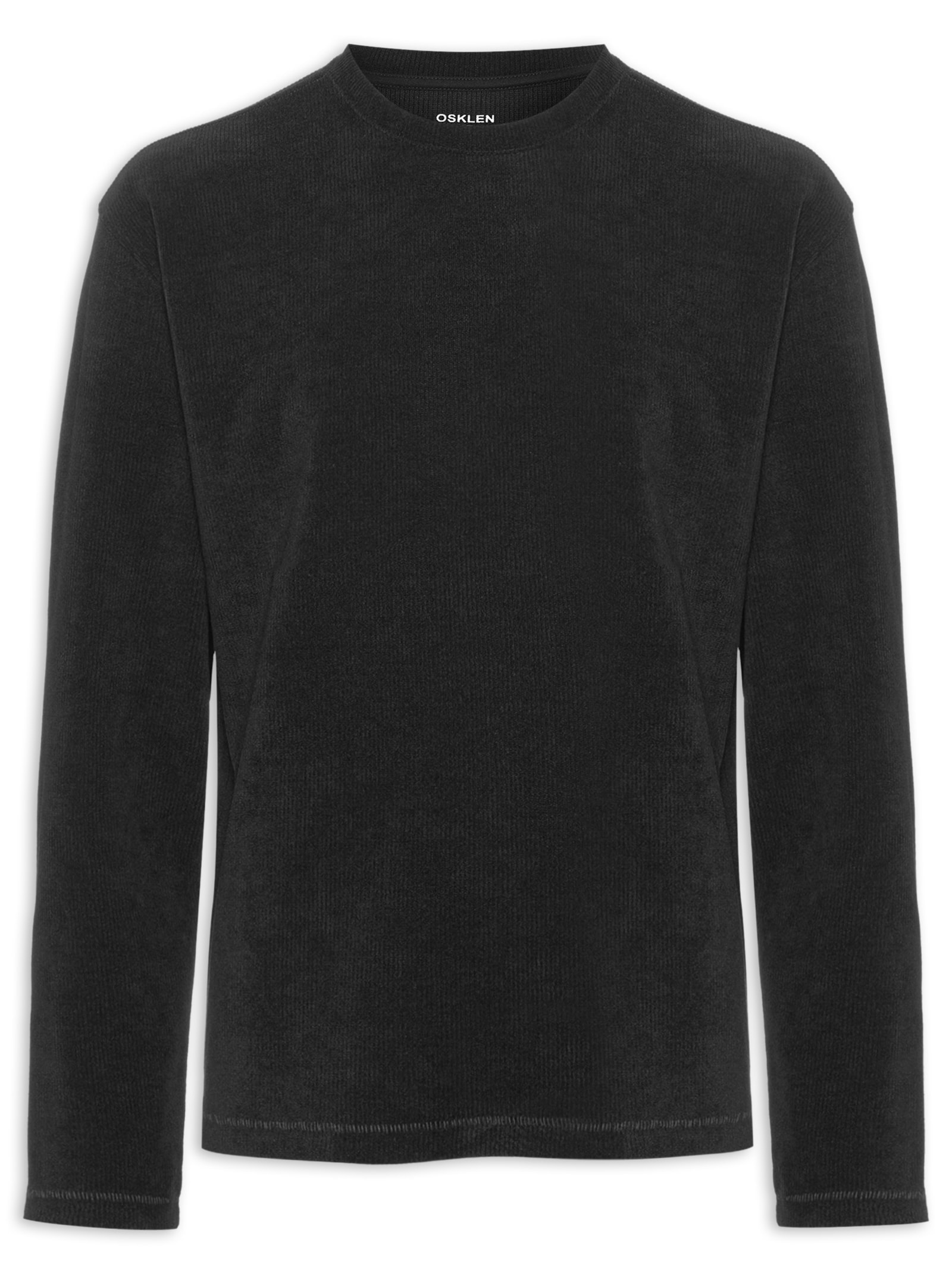 Blusa Masculina Agasalho Denver Canelado Preto Osklen