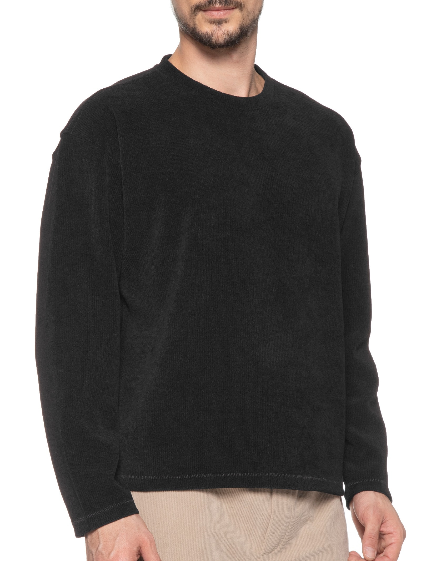 Blusa Masculina Agasalho Denver Canelado Preto Osklen