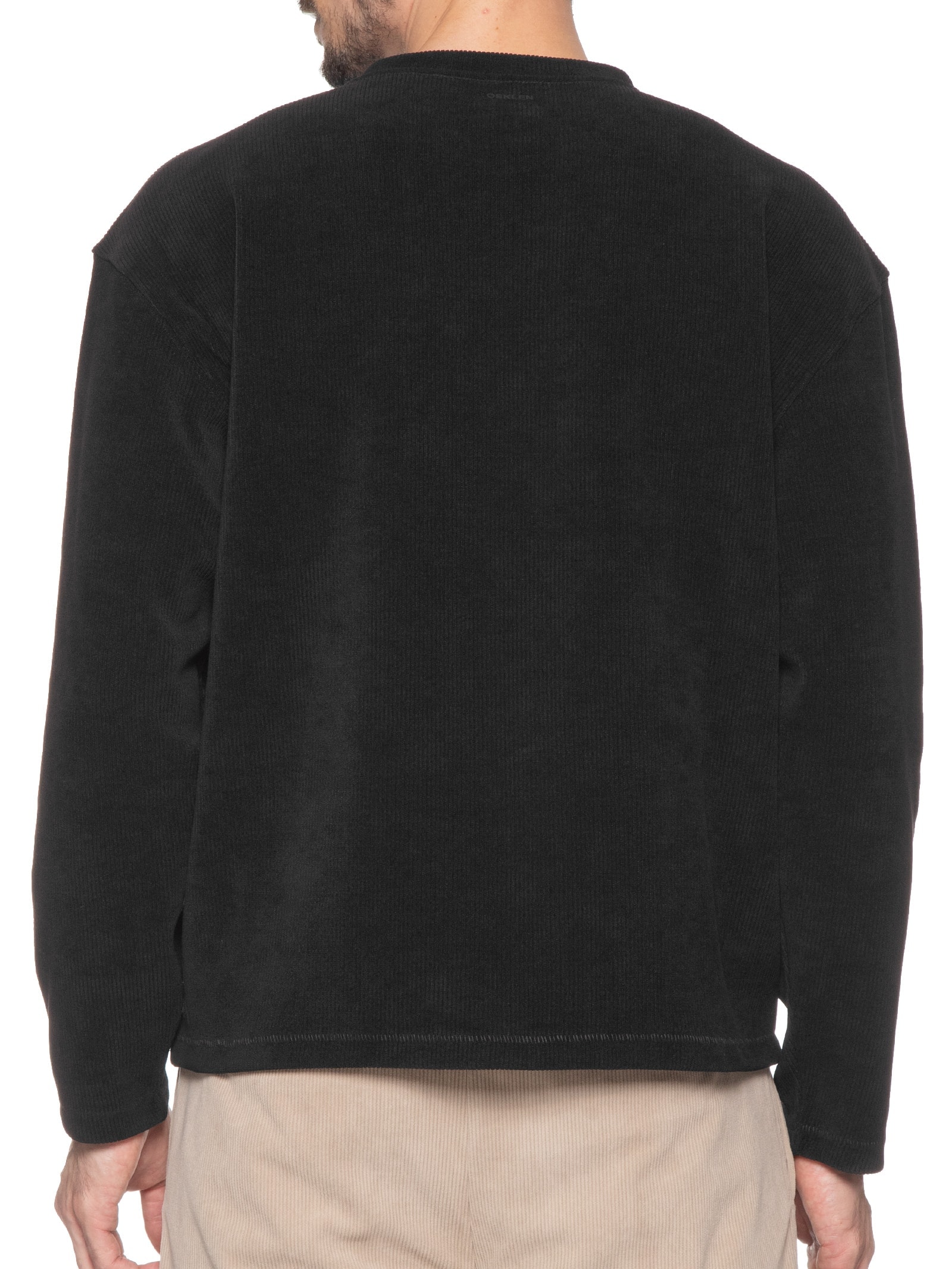 Blusa Masculina Agasalho Denver Canelado Preto Osklen