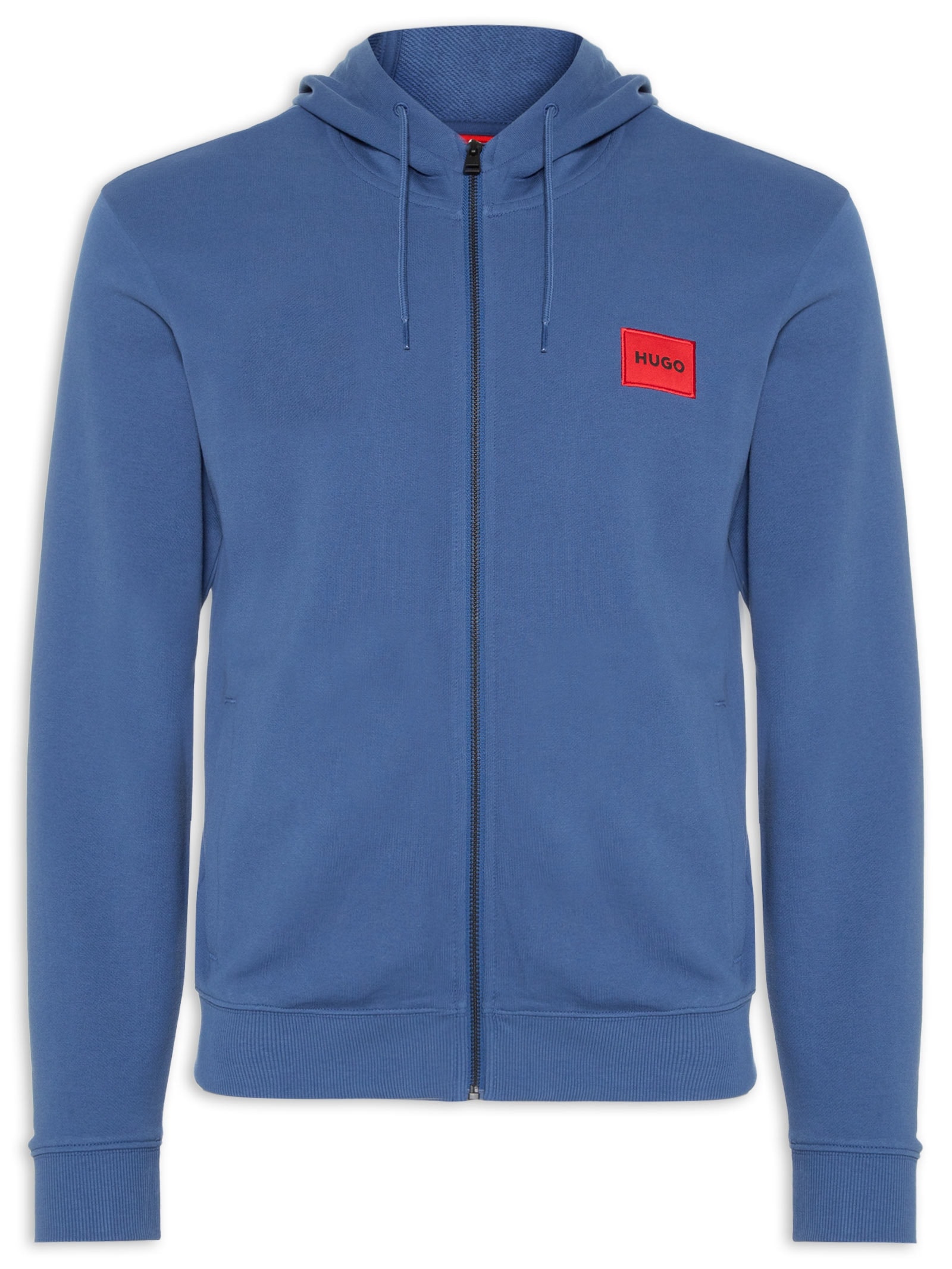 Blusa Masculina De Moletom Azul Hugo