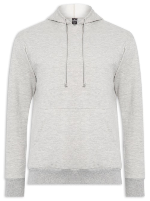 Blusa Masculina de Moletom - Cinza