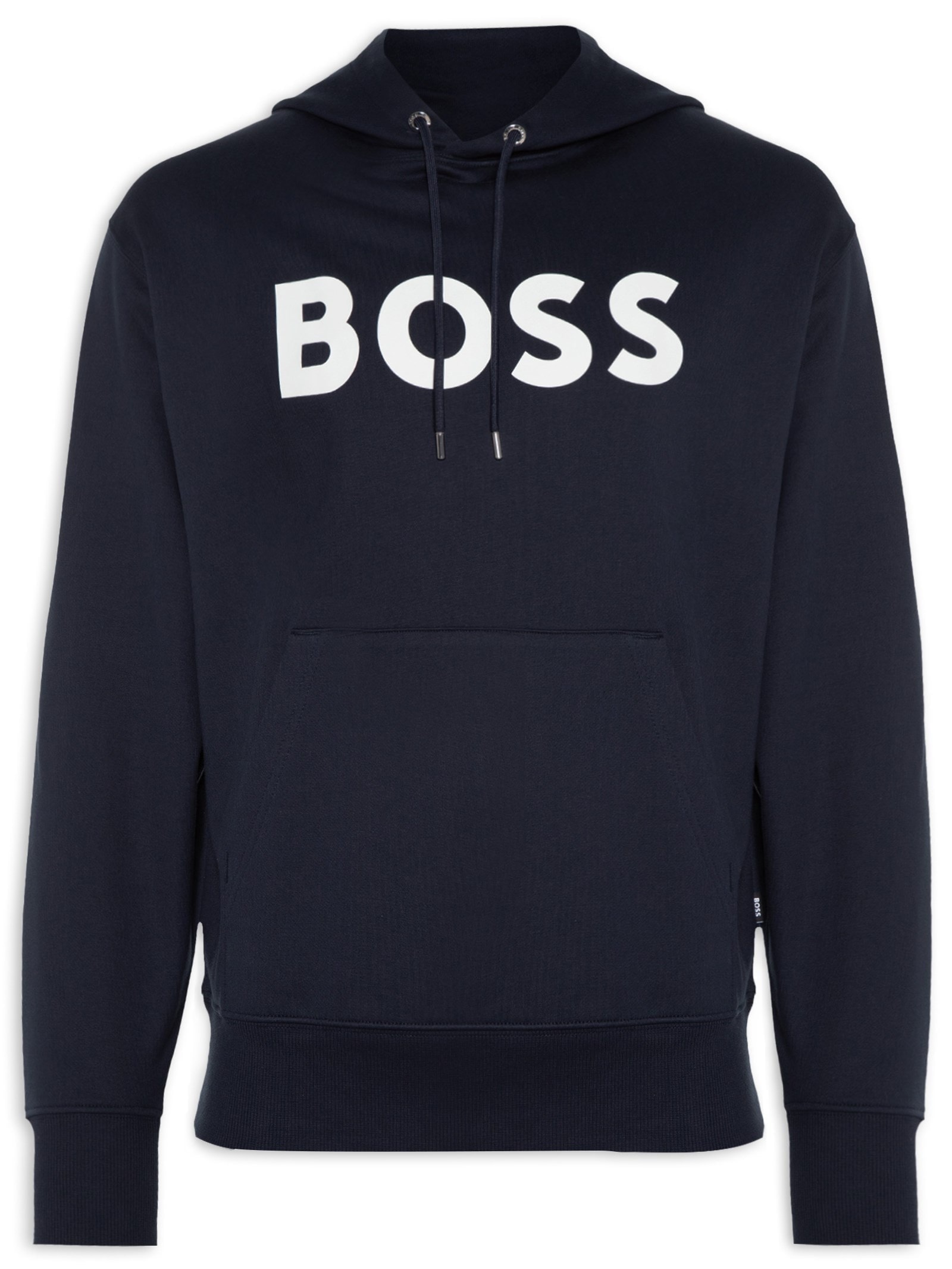 Blusa Masculina de Moletom com Gorro Sullivan  Azul Boss