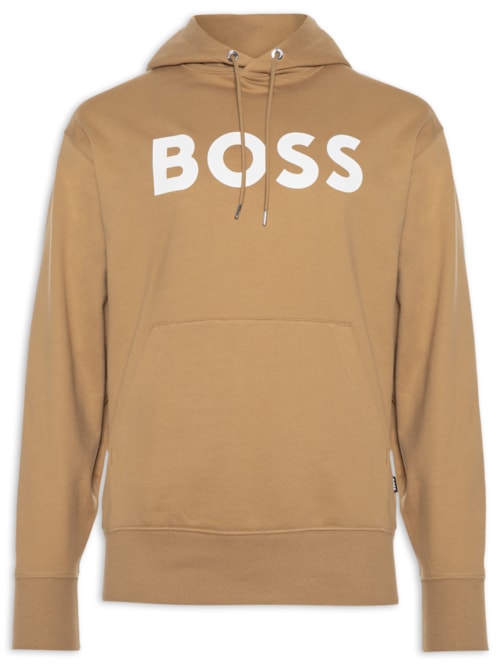 Blusa Masculina de Moletom com Gorro Sullivan – Bege