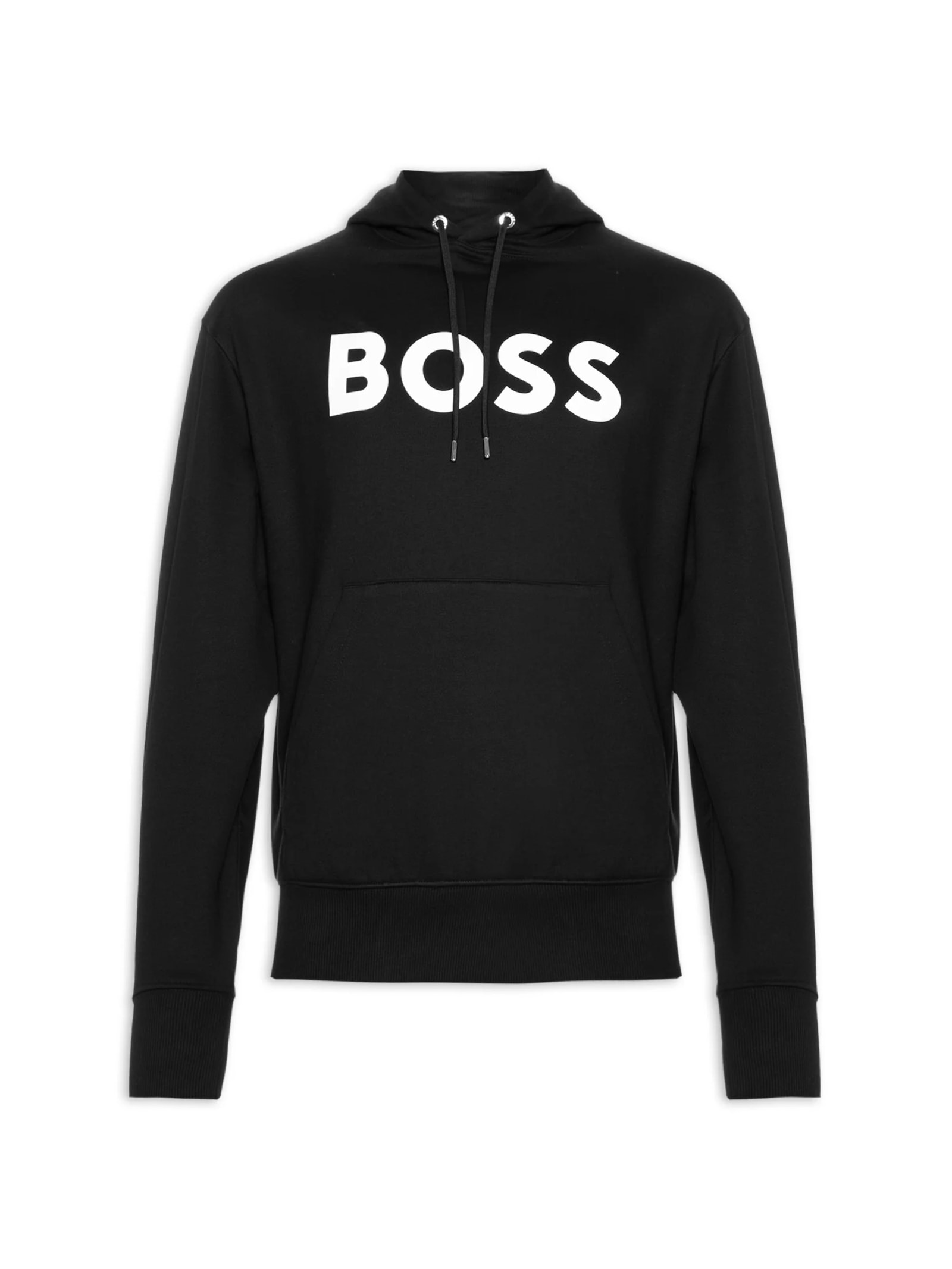 Blusa Masculina de Moletom com Gorro Sullivan Preto Boss