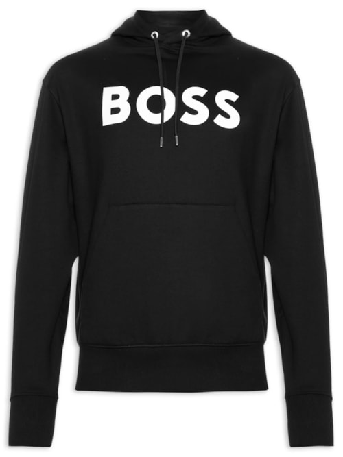 Blusa Masculina de Moletom com Gorro Sullivan – Preto