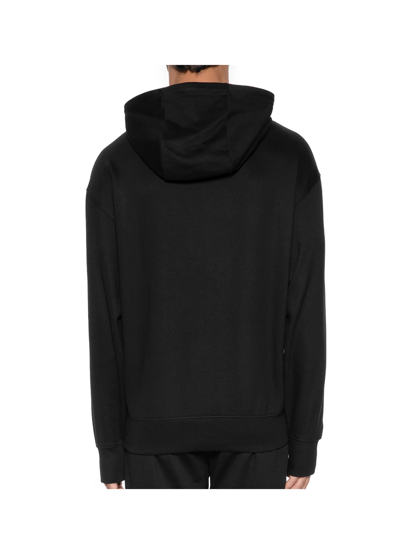 Blusa Masculina de Moletom com Gorro Sullivan Preto Boss