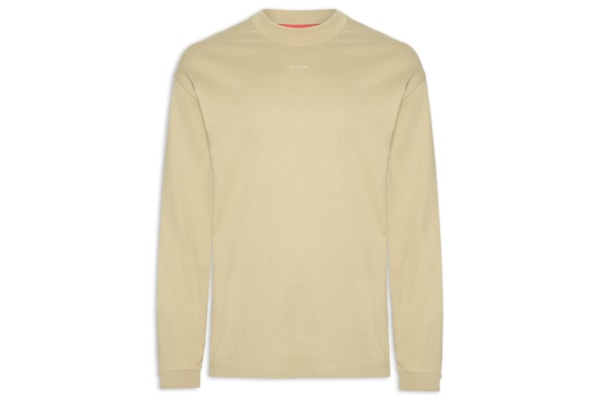 Blusa Masculina De Moletom Gola Careca Daposo - Bege