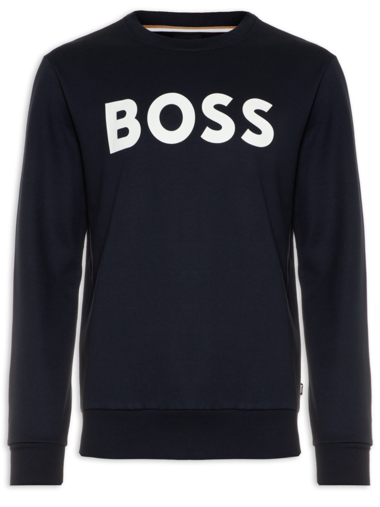Blusa Masculina de Moletom Gola Careca Soleri Azul Boss