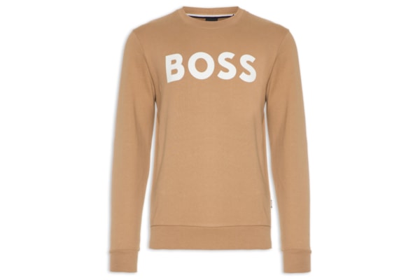 Blusa Masculina de Moletom Gola Careca Soleri - Bege