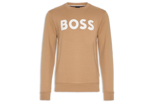 Blusa Masculina de Moletom Gola Careca Soleri - Bege