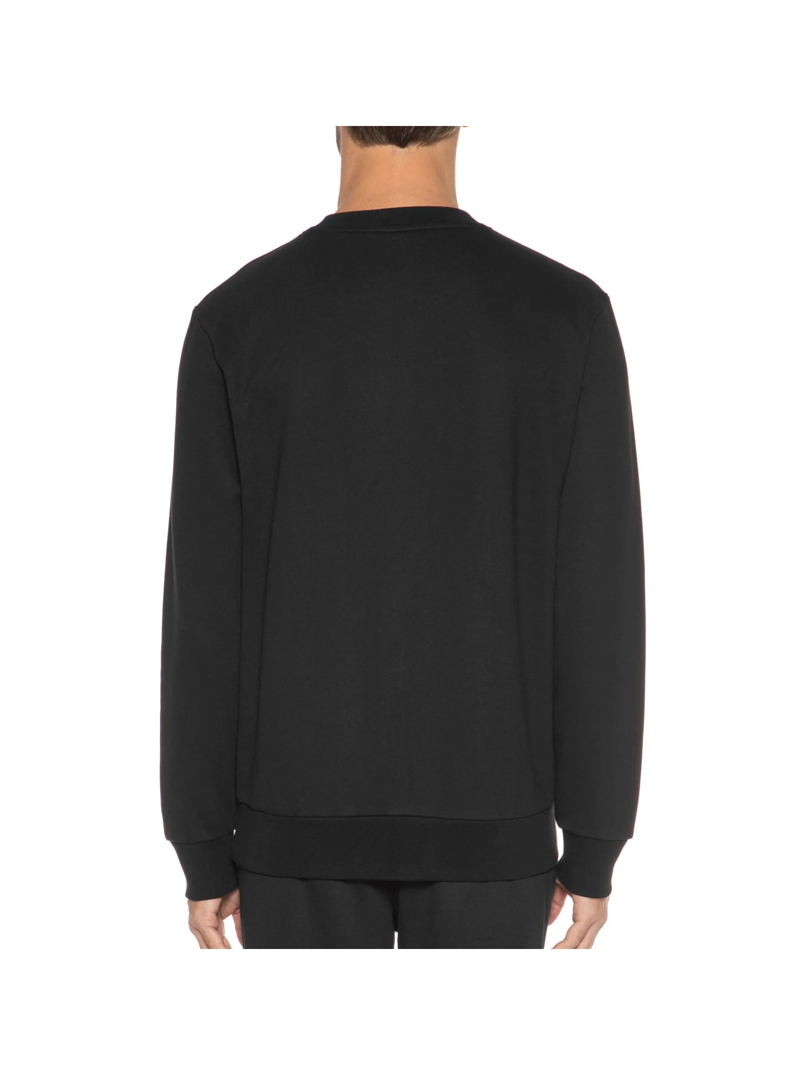 Blusa Masculina de Moletom Gola Careca Soleri Preto Boss