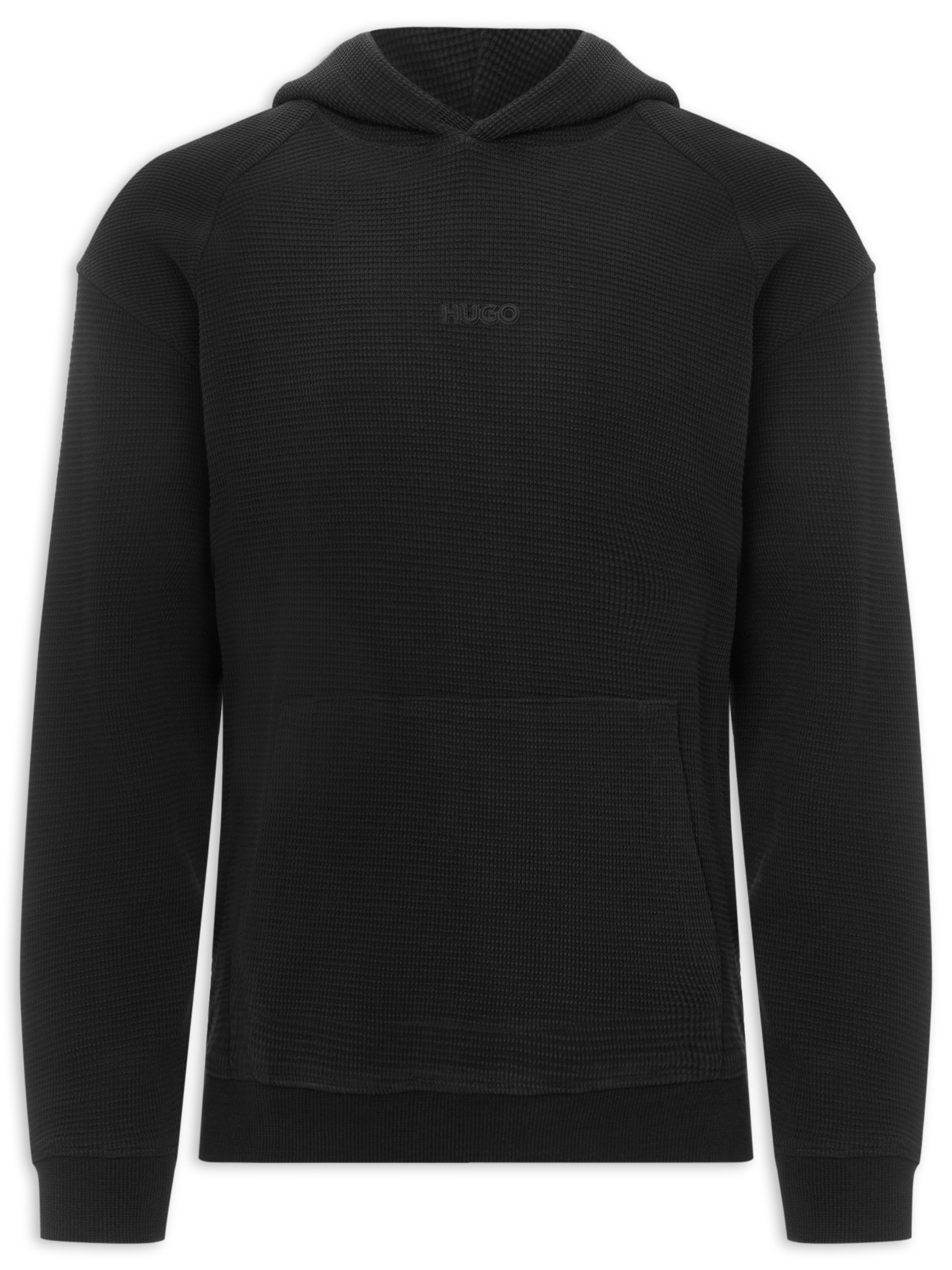 Blusa Masculina De Moletom Hooded Dafflono Preto Hugo