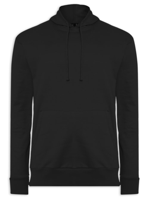 Blusa Masculina de Moletom – Preto