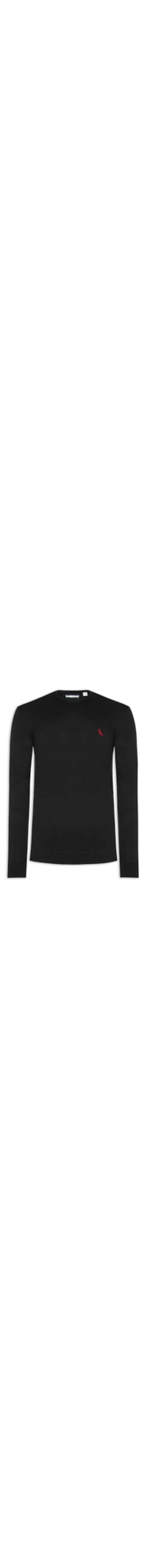 Blusa Masculina de Tricot Red Bird - Preto