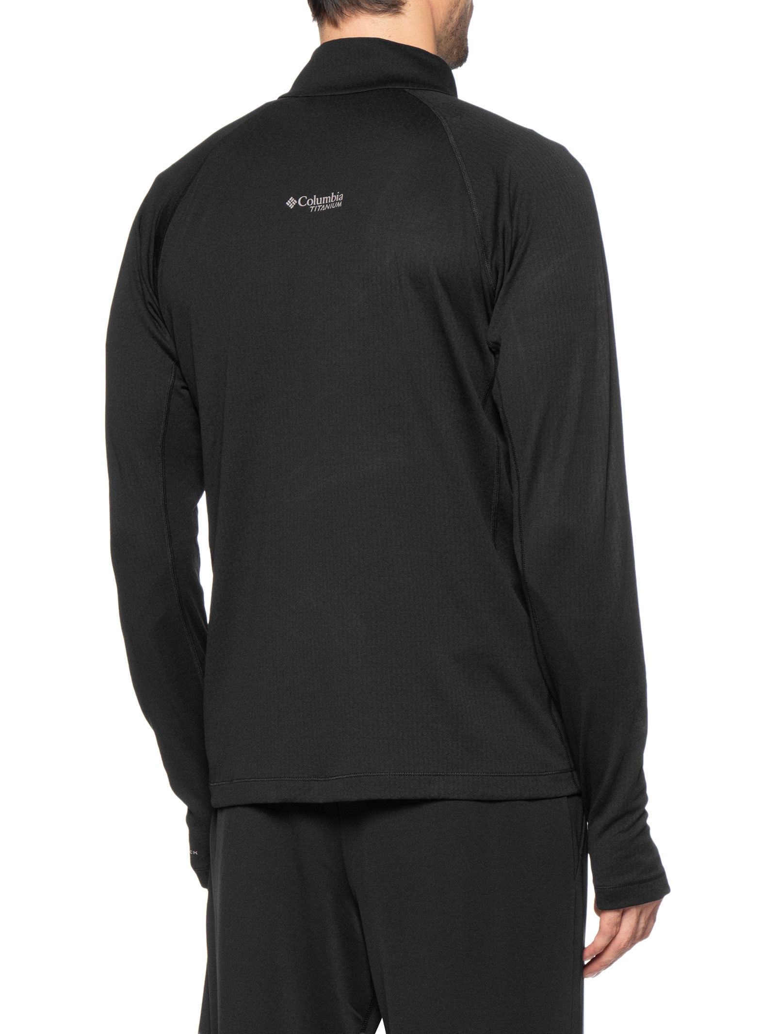 Blusa Masculina Driventure Half Zip Preto Columbia