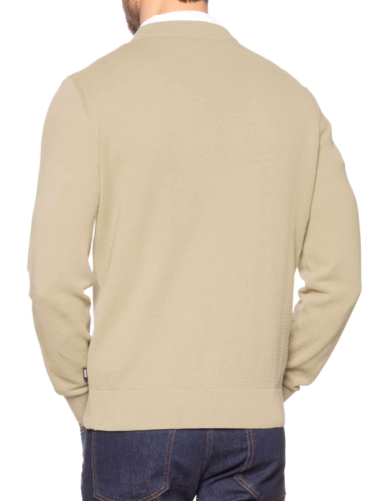 Blusa Masculina Ecaio P Bege Boss