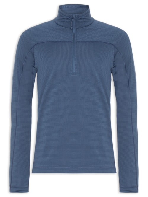 Blusa Masculina Fleece Abisko Lite 1/2 Zip – Azul