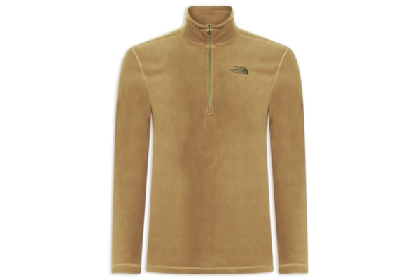 Blusa Masculina Fleece Glacier 1/4 Zl - Marrom