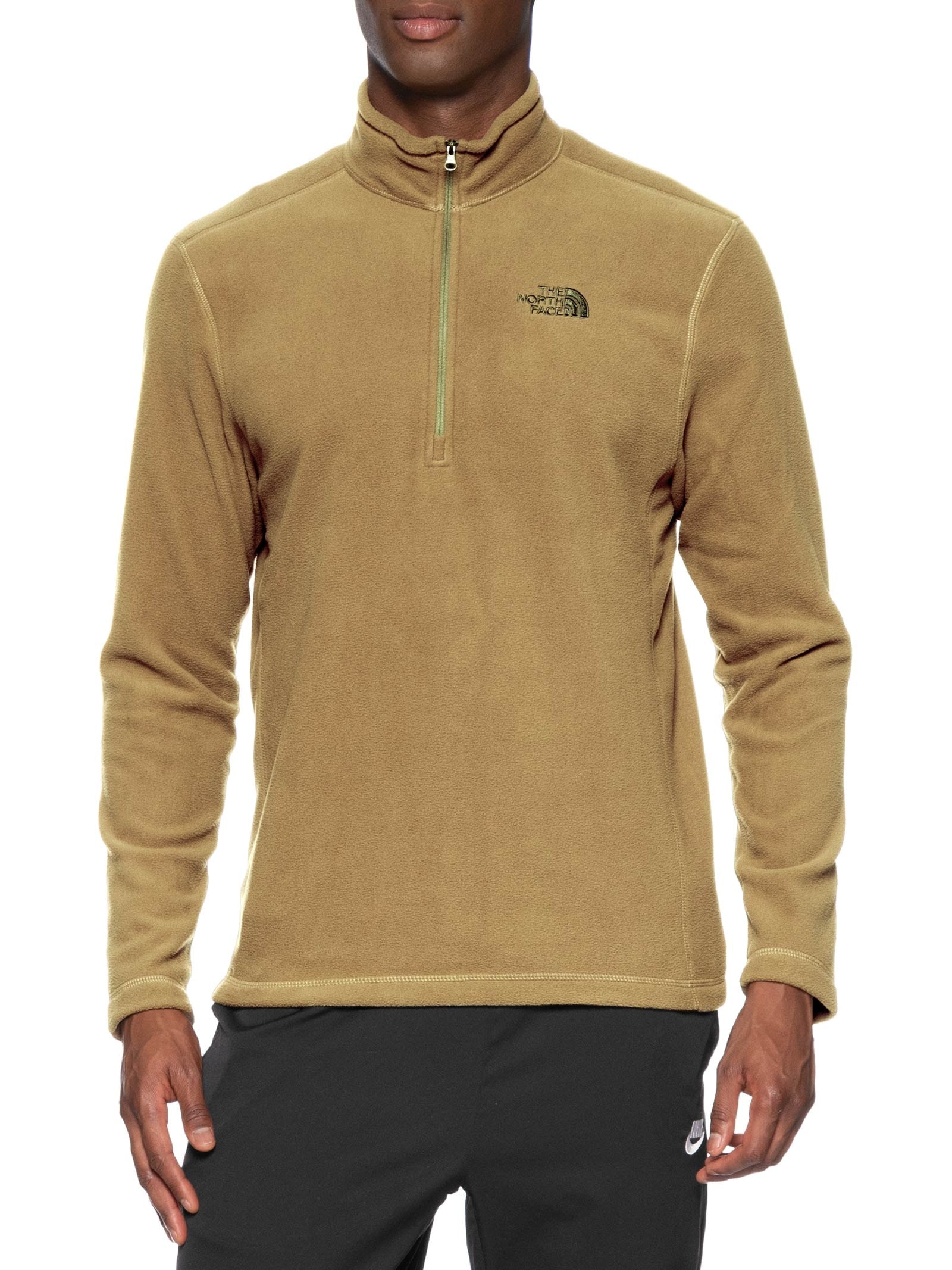Blusa Masculina Fleece Glacier 1/4 Zl Marrom The North Face