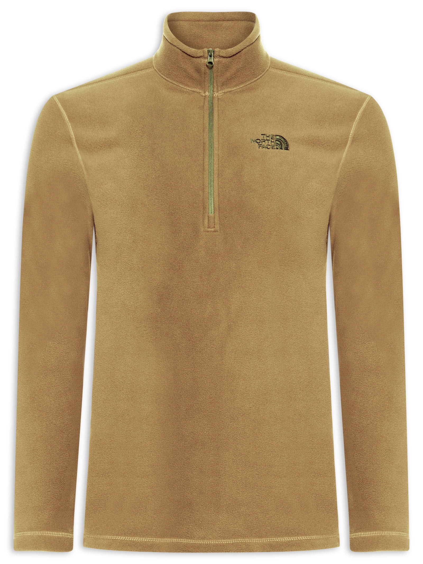 Blusa Masculina Fleece Glacier 1/4 Zl Marrom The North Face