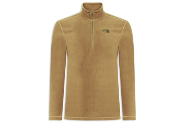 Blusa Masculina Fleece Glacier 1/4 Zl - Marrom