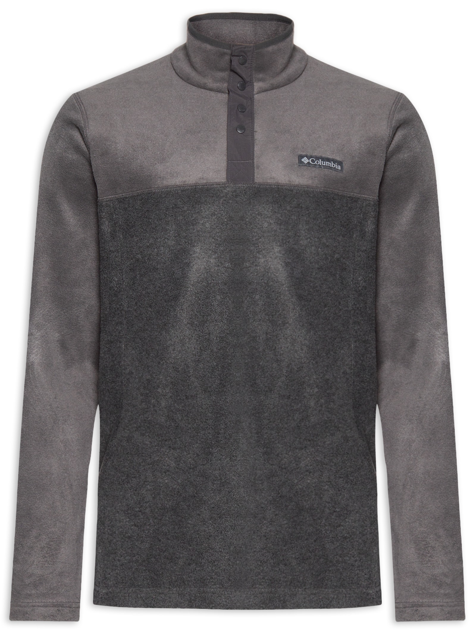 Blusa Masculina Fleece Steens Mountain™ Half Snap II Preto Columbia