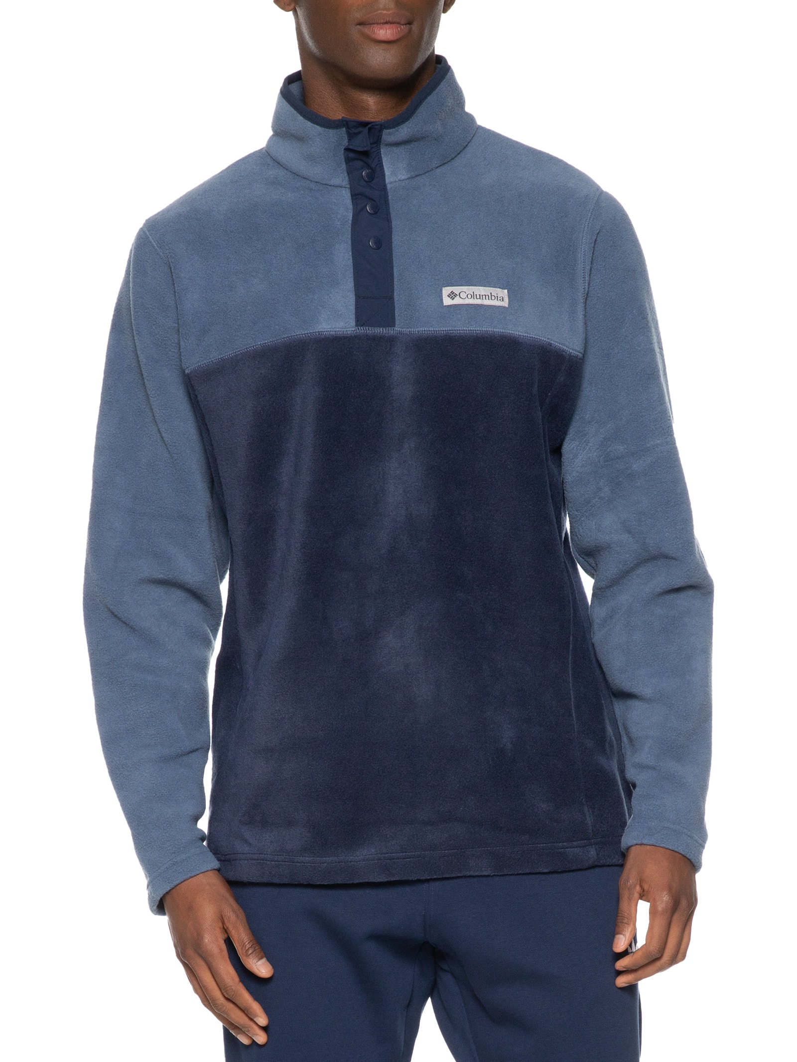 Blusa Masculina Fleece Steens Mountain™ Half Snap II Preto Columbia