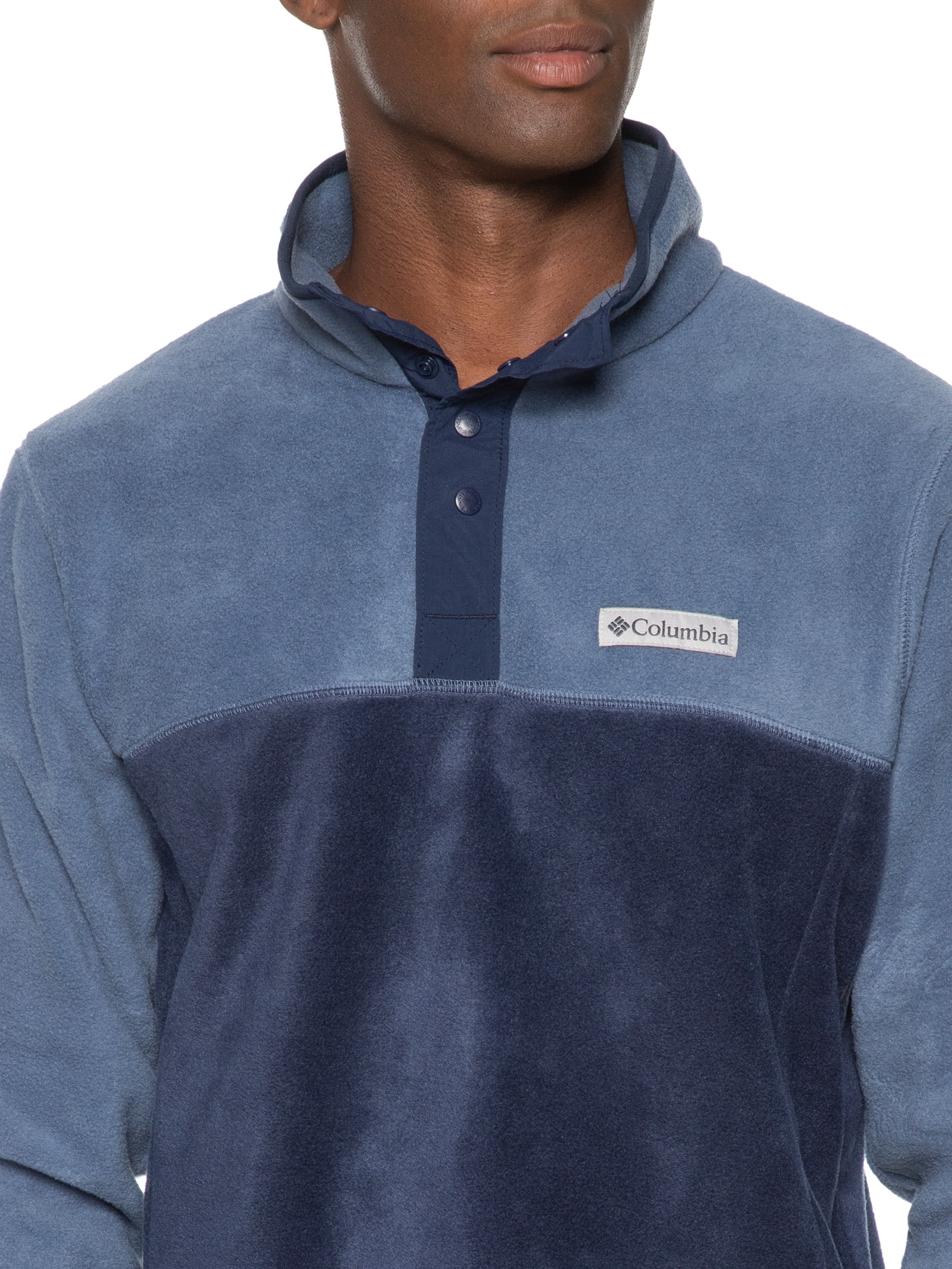 Blusa Masculina Fleece Steens Mountain™ Half Snap II Preto Columbia