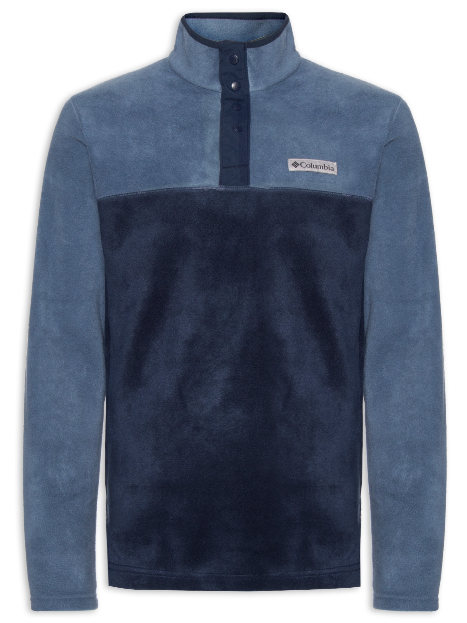 Blusa Masculina Fleece Steens Mountain™ Half Snap II Preto Columbia
