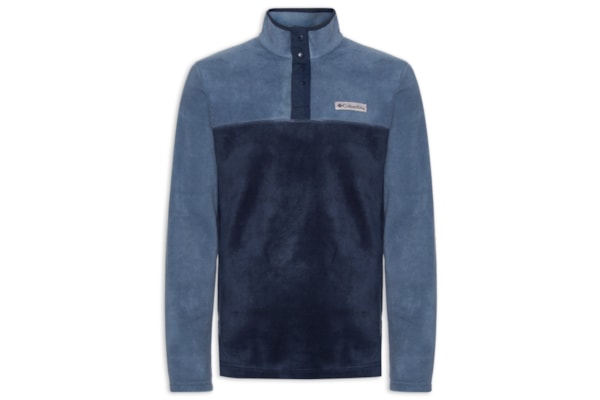 Blusa Masculina Fleece Steens Mountain™ Half Snap II - Preto