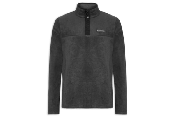 Blusa Masculina Fleece Steens Mountain™ Half Snap II - Preto