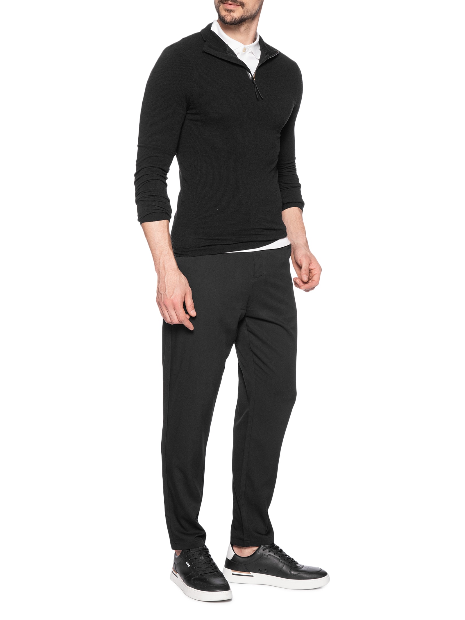 Blusa Masculina Leve Albiez Sky Preto Boss