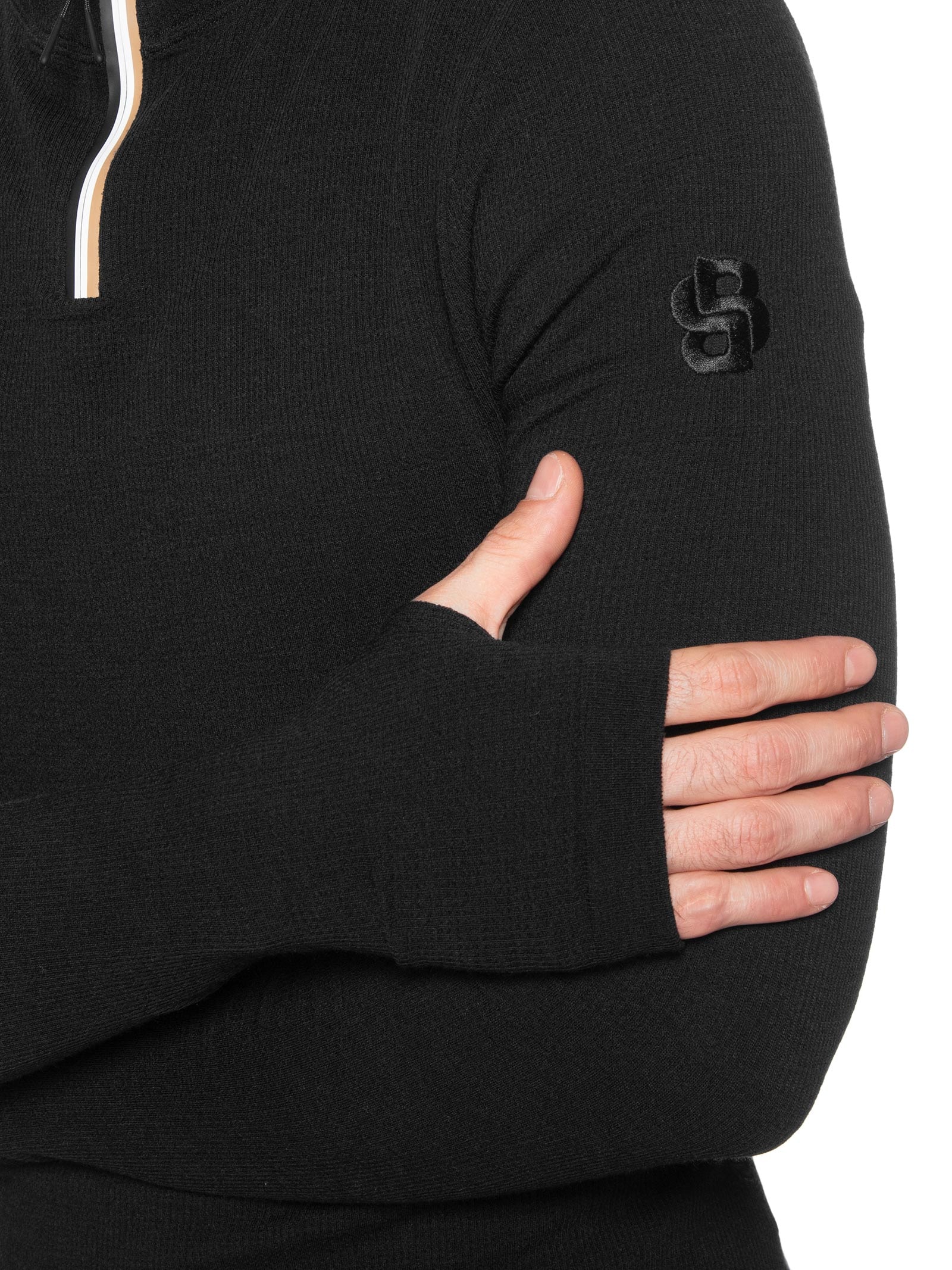Blusa Masculina Leve Albiez Sky Preto Boss
