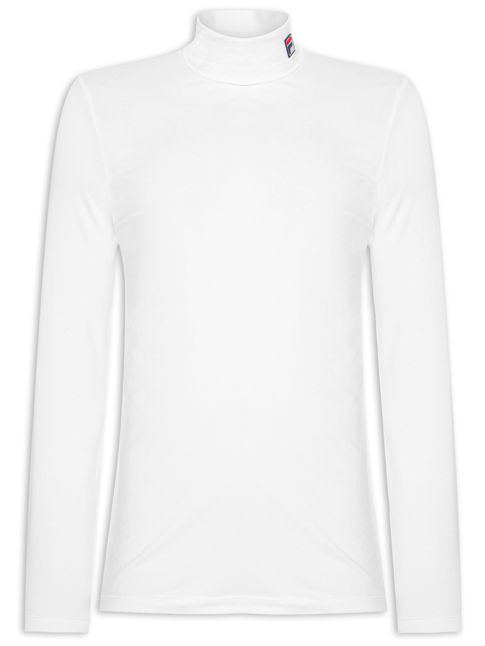 Blusa Masculina Manga Longa 19th Roll Neck Branco Fila