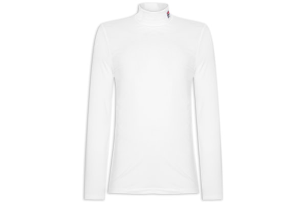 Blusa Masculina Manga Longa 19th Roll Neck - Branco