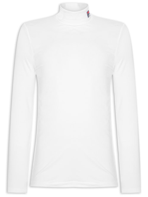 Blusa Masculina Manga Longa 19th Roll Neck – Branco