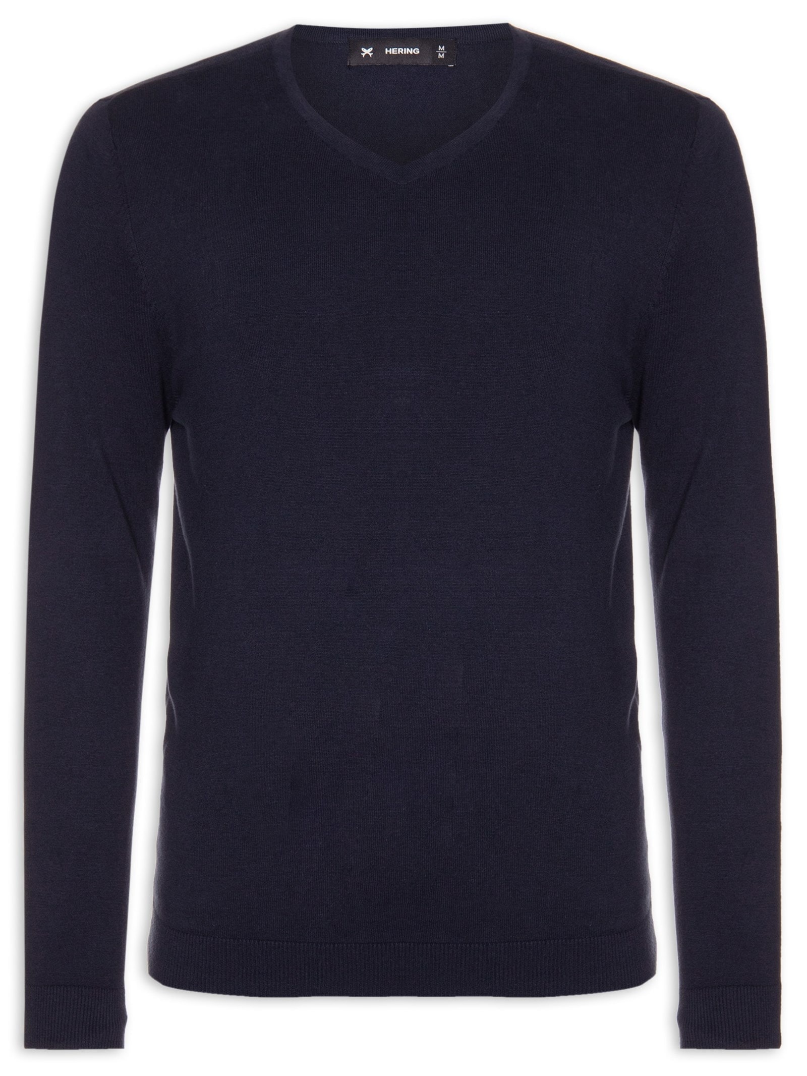 Blusa Masculina Manga Longa Azul Hering