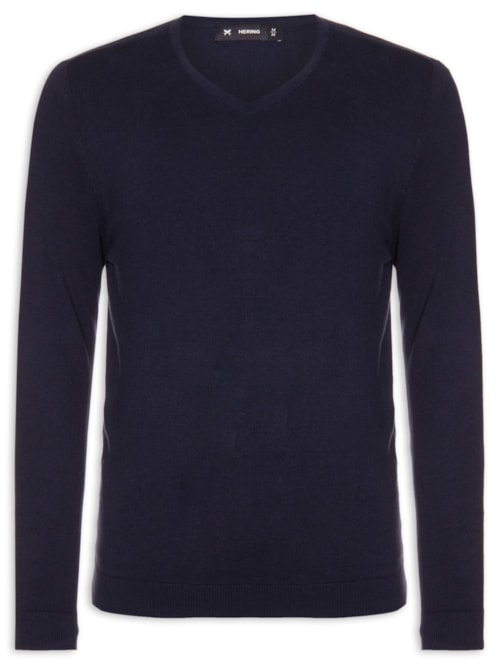 Blusa Masculina Manga Longa – Azul