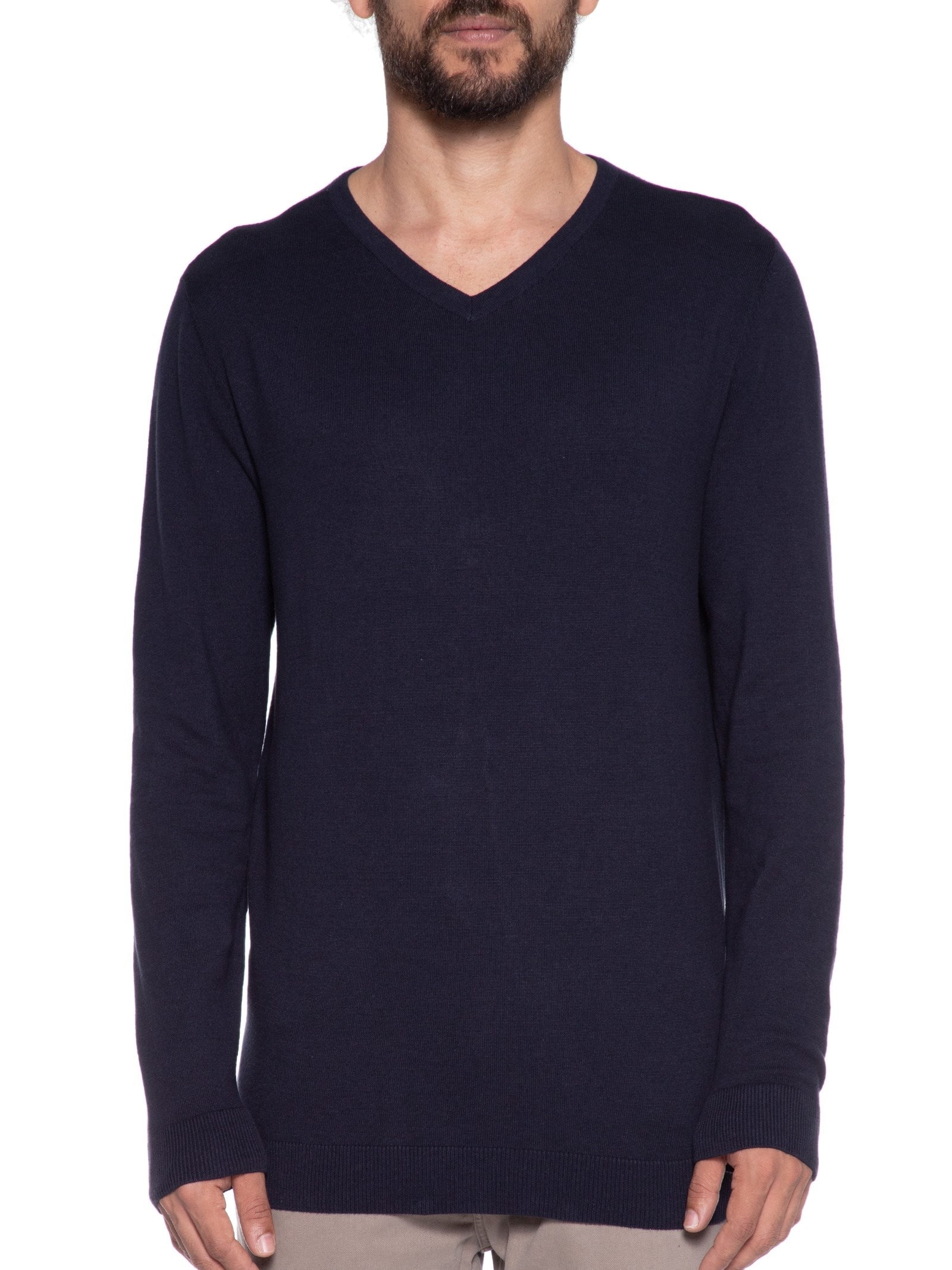 Blusa Masculina Manga Longa Azul Hering