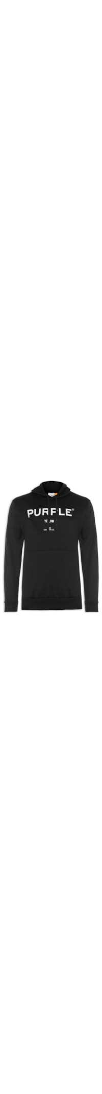 Blusa Masculina Moletom Capuz Purple - Preto