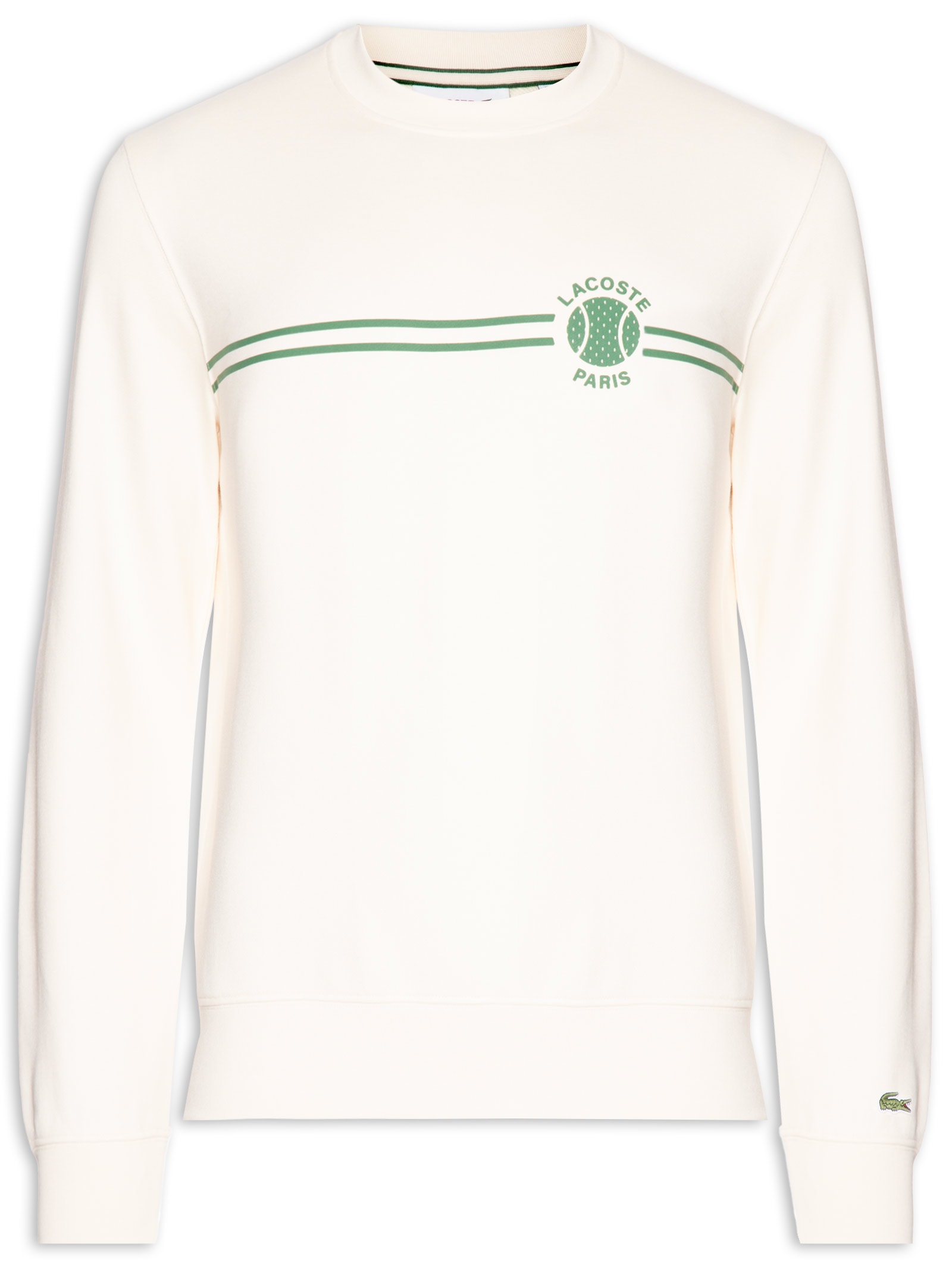 Lacoste - Blusa Masculina Moletom Classic Fit - Branco