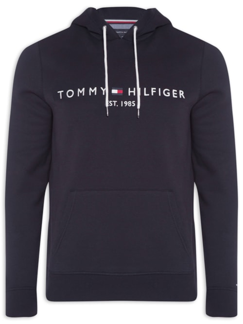 Blusa Masculina Moletom Core Logo Hoody – Azul