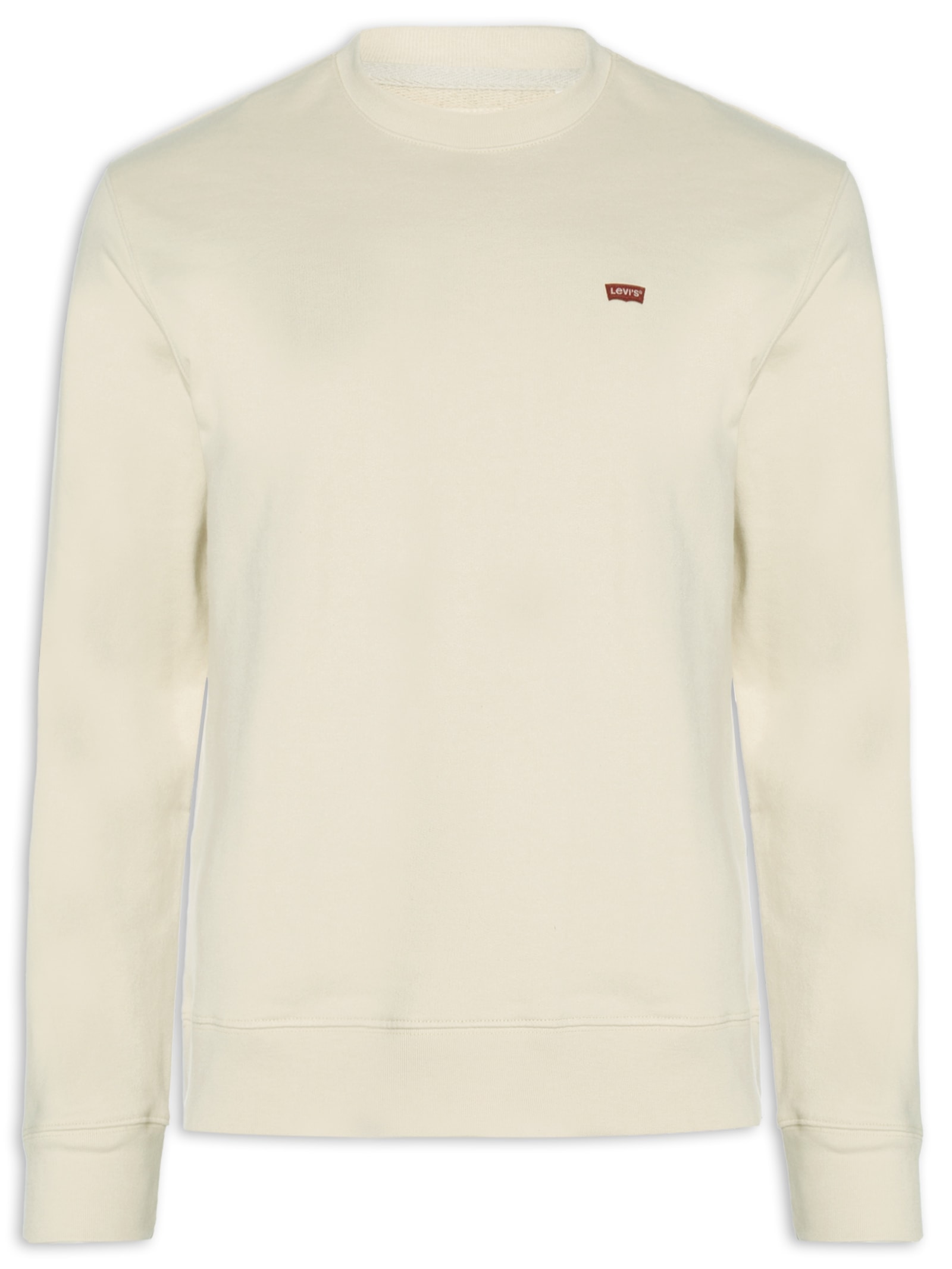 Blusa Masculina Moletom Core Ng Crew Bege Levi's