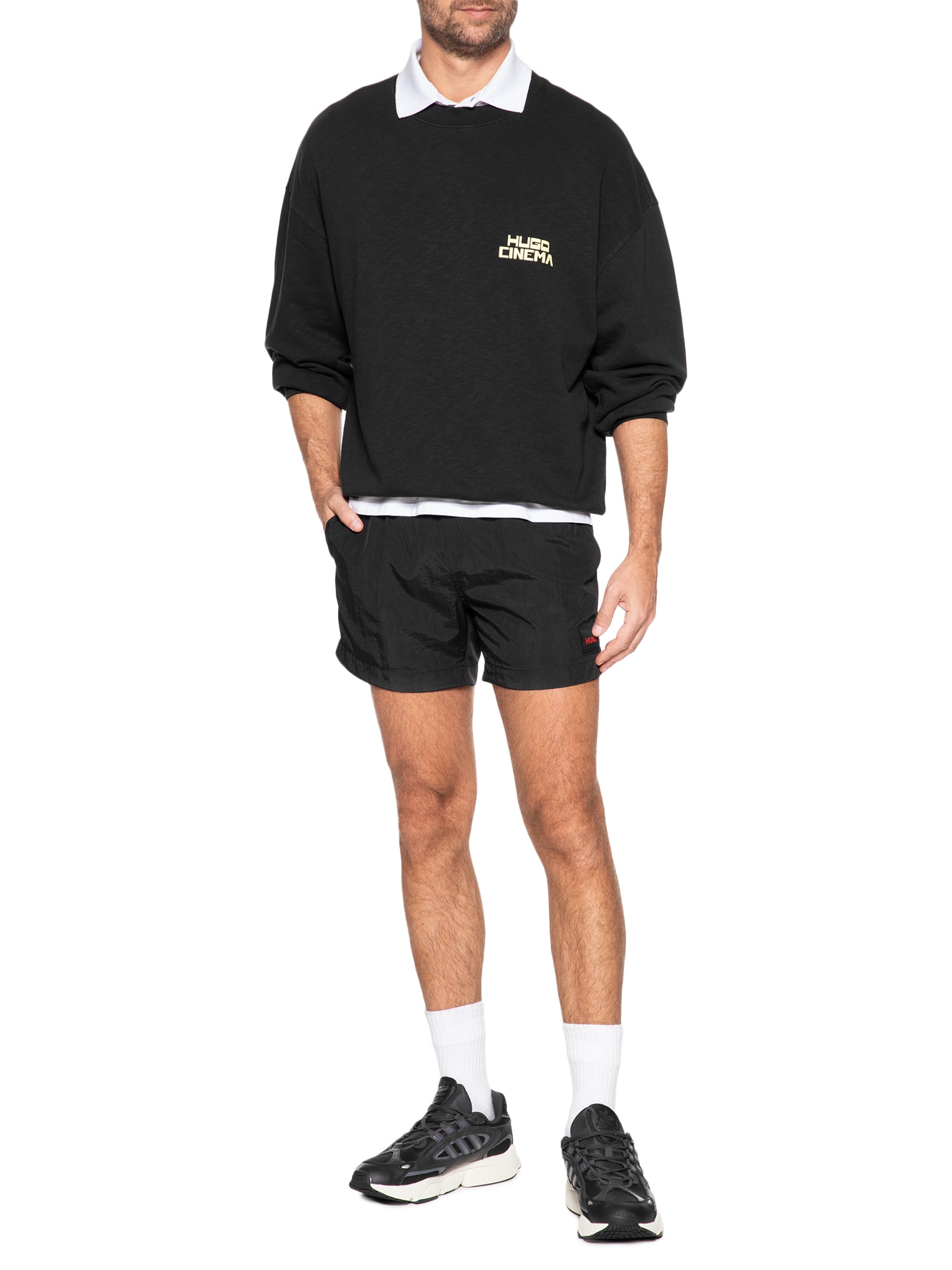 Hugo - Blusa Masculina Moletom Dargentix - Preto