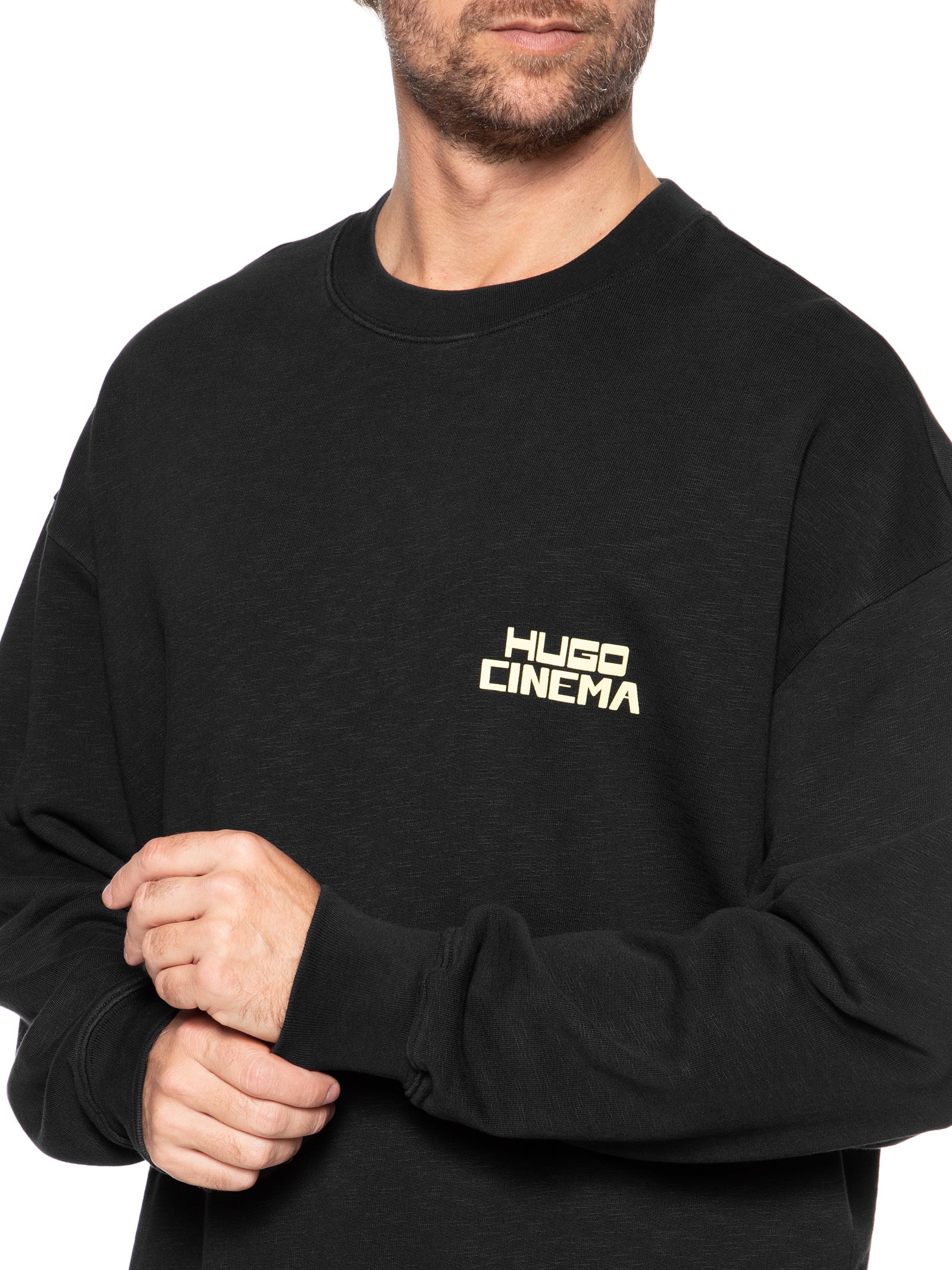 Hugo - Blusa Masculina Moletom Dargentix - Preto