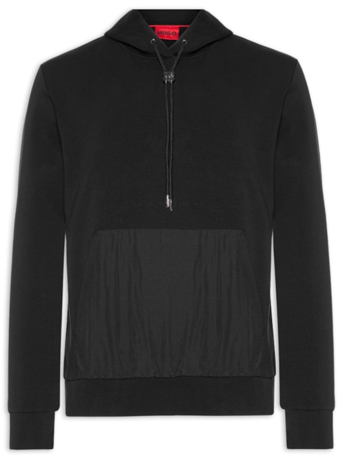 Blusa Masculina Moletom Dauls - Preto