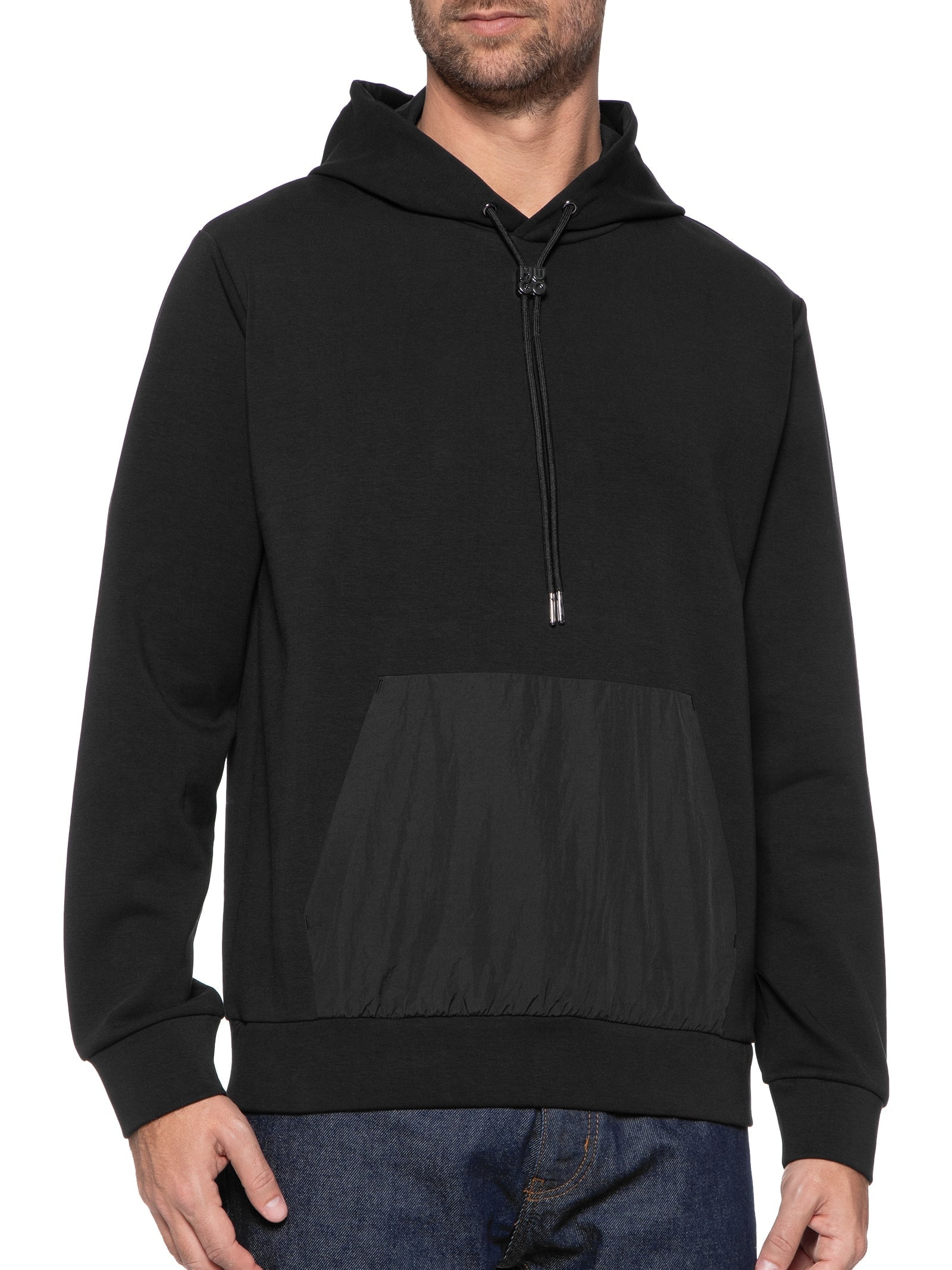 Blusa Masculina Moletom Dauls Preto Hugo