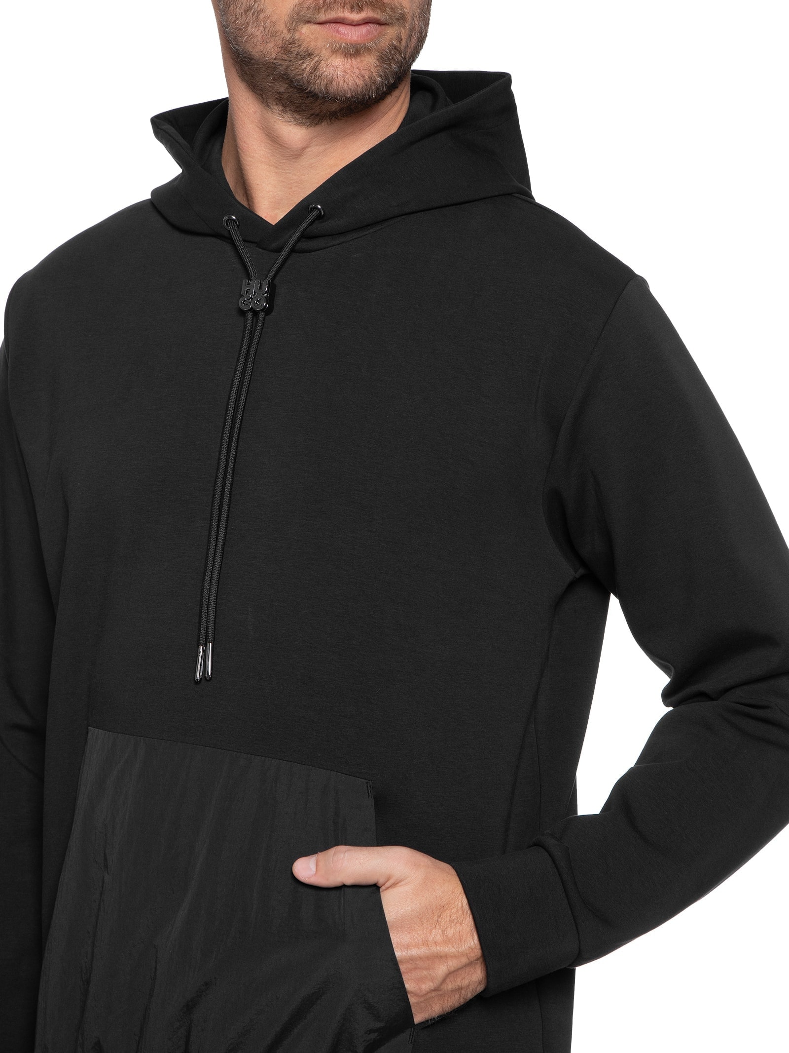 Blusa Masculina Moletom Dauls Preto Hugo